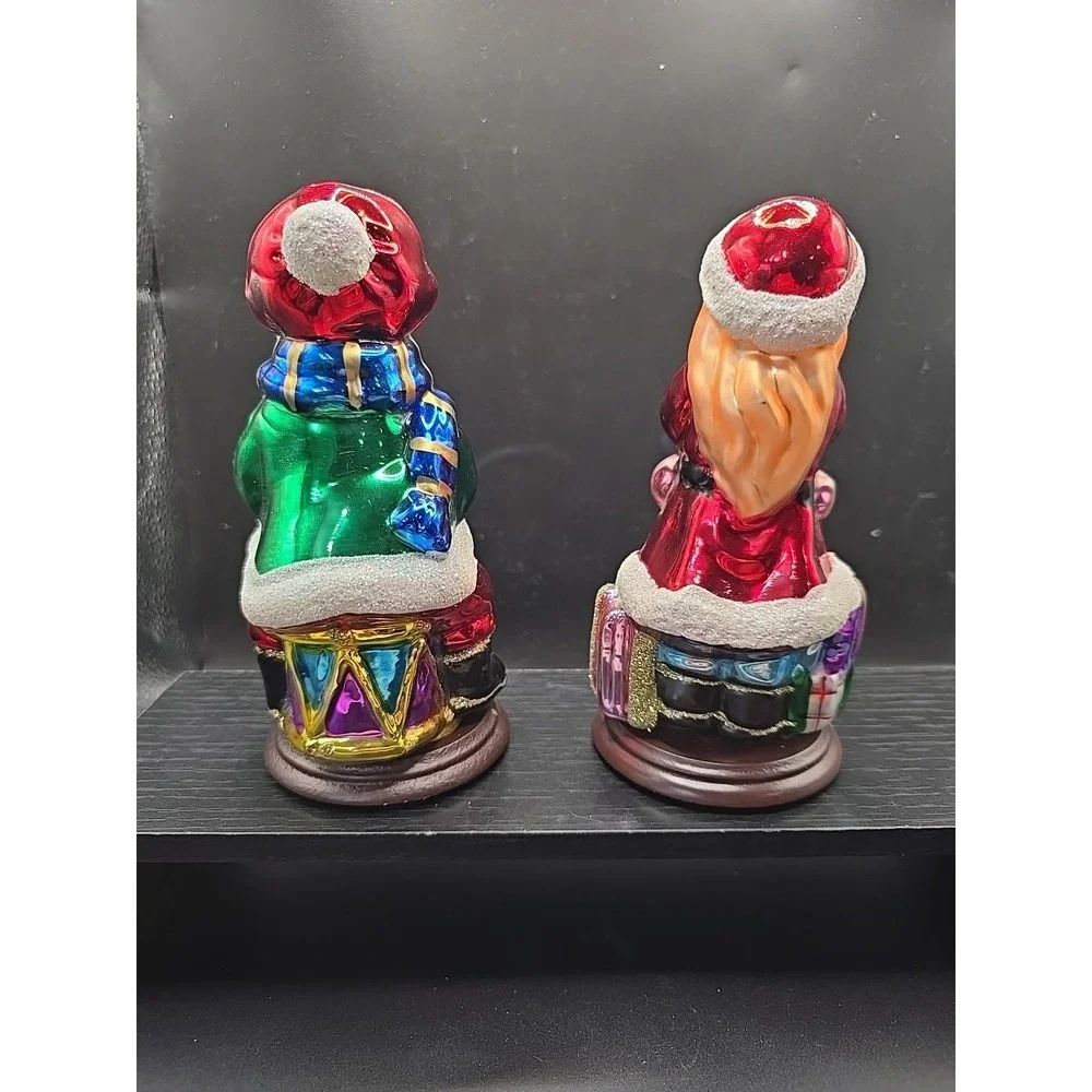 Thomas Pacconi Classics Christmas Boy Girl Blown Mercury Glass 6